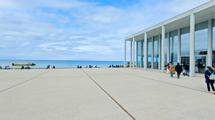 Visite du musée du Débarquement d'Arromanches