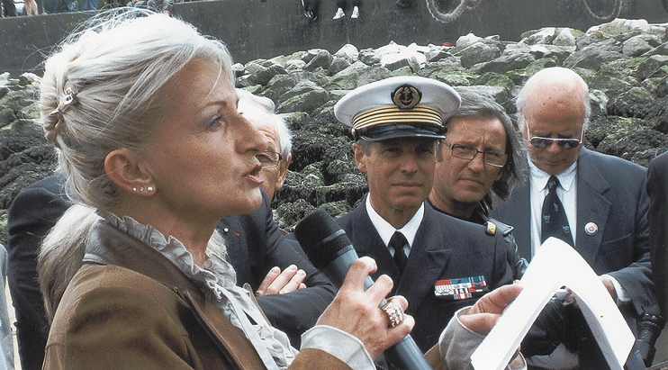 Madame Nathalie Hersent, présidente de l'association Dreknor. (Photo Érik Groult © Patrimoine Normand)