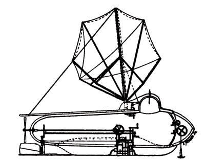 Le Nautilus de Fulton. (DR)