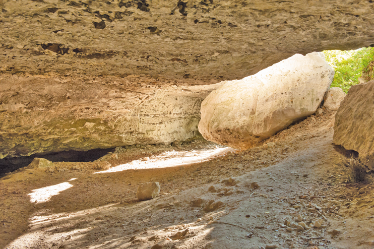 L’ancienne carrière, à proximité du hameau. (© Ariane Duclert)