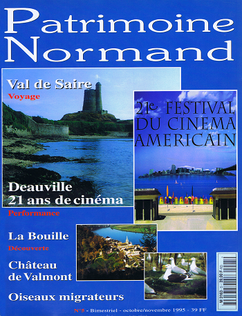 Patrimoine Normand n°05 (octobre-novembre 1995). En kiosque à partir du 30 septembre 1995 . 96 pages. Magazine bimestriel.