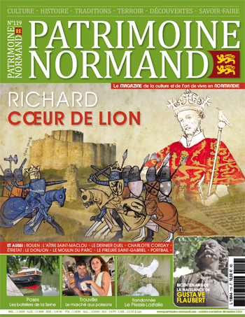 Patrimoine Normand n°119 (octobre-novembre-décembre 2021). En kiosque à partir du 08 octobre 2021 - 108 pages. Magazine trimestriel.