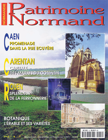 Patrimoine Normand n°12 (Décembre 1996-Janvier 1997). En kiosque à partir du 30 novembre 1996 - 68 pages. Magazine bimestriel.