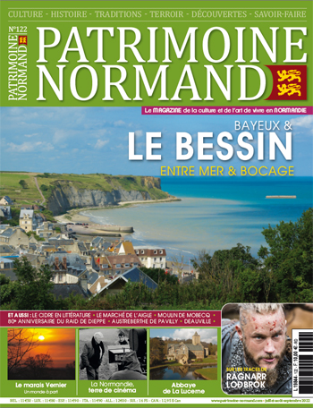 Patrimoine Normand n°122 (juillet-août-septembre 2022). En kiosque à partir du 8 juillet 2022 - 108 pages. Magazine trimestriel.