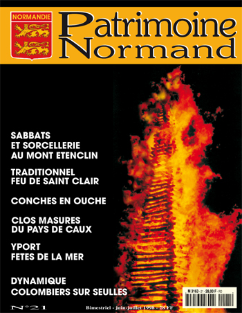 Patrimoine Normand n°21 (Juin-Juillet 1998). En kiosque à partir du 29 mai 1998 - 68 pages. Magazine bimestriel.