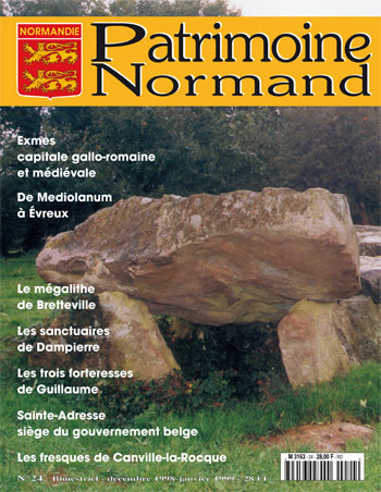 Patrimoine Normand n°24 (Décembre 1998-Janvier 1999). En kiosque à partir du 30 novembre 1999 - 68 pages. Magazine bimestriel.