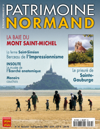 Patrimoine Normand n°34 (août-septembre 2000). En kiosque à partir du 30 août 1999 - 68 pages. Magazine bimestriel.