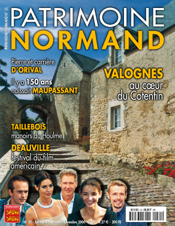 Patrimoine Normand n°35 (octobre-novembre 2000). En kiosque à partir du 30 septembre 2000 - 68 pages. Magazine bimestriel.