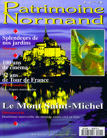 Patrimoine Normand n°04 (août-septembre 1995). En kiosque à partir du 29 juillet 1995 - 96 pages. Magazine bimestriel.