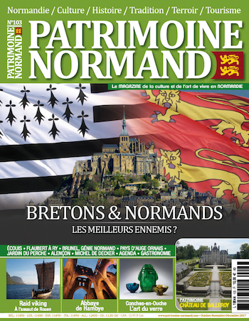 Patrimoine Normand n°103 (Octobre-Novembre-Décembre 2017). En kiosque à partir du 13 octobre 2017 - 108 pages. Magazine trimestriel.