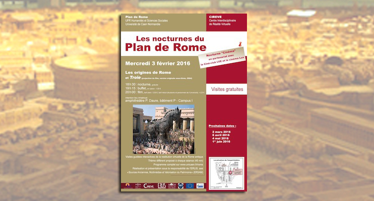 Les nocturnes du « Plan de Rome » à l'université de Caen