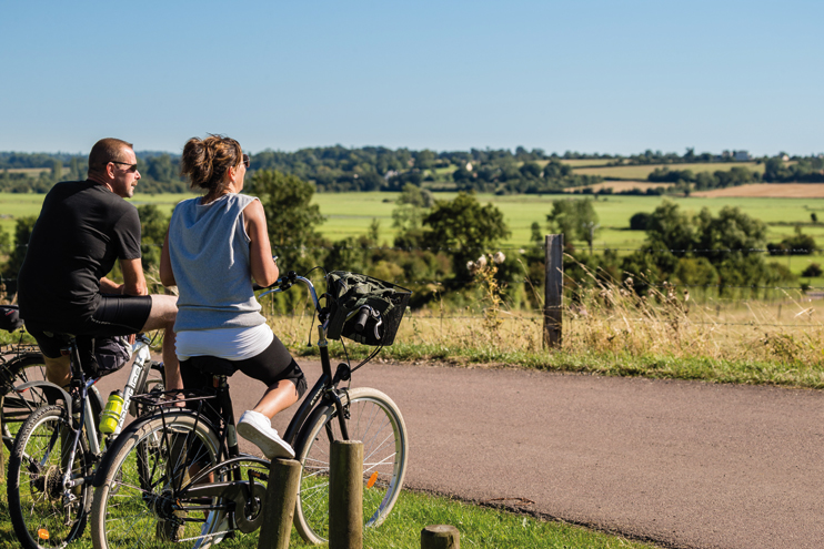 Balade à vélo au sentier des marais de l'Aure. (© Thierry Houyel)