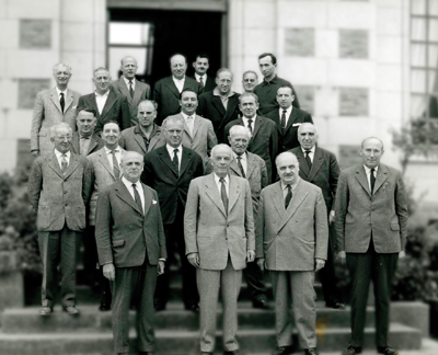 Démis de ses fonctions en 1944, le maire Robert Fossorier est réélu six mois plus tard. (© Coll. Gilbert Hamel)