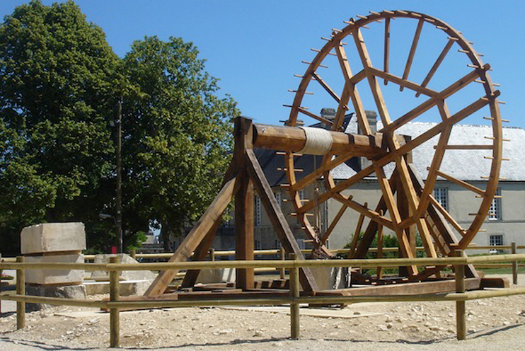 Roue de carrier - Quand les charpentiers font la roue