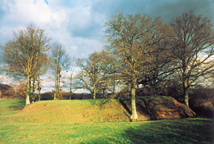 Taillebois, la motte féodale. (Photo Jeannine Rouch © Patrimoine Normand.)