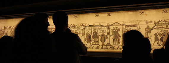 Un prêt de la Tapisserie de Bayeux à l'Angleterre ? (© Louis Paulin)