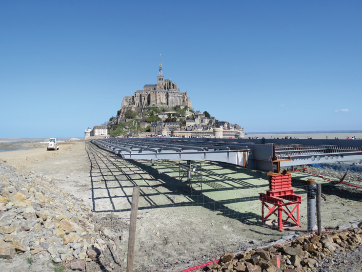 Les grands travaux au Mont Saint-Michel