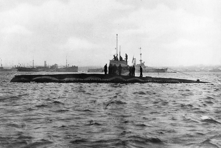 Un U-Boot pendant la Première Guerre mondiale. Faisant preuve de toutes les audaces, les commandants de sous-marins allemands s’aventurent jusqu’en plein port du Havre pour torpiller les navires alliés. (© Bundesarchiv).