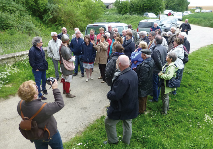 Visite guidée de la forteresse de Château-sur-Epte. (© Didier Faure)